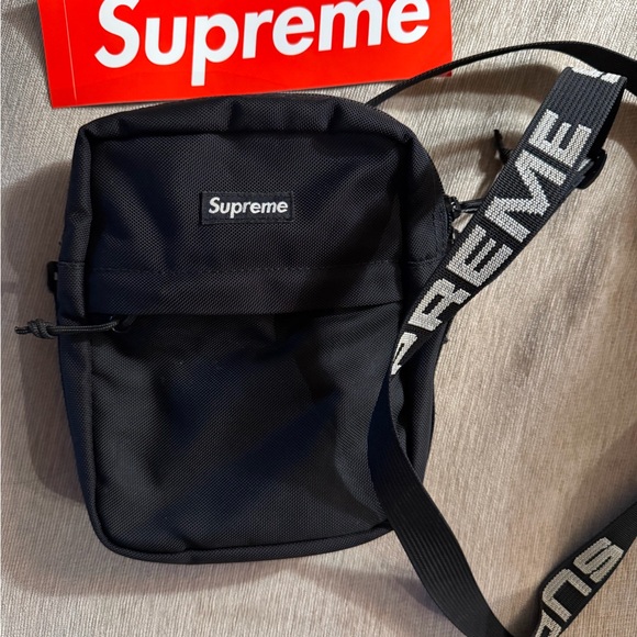 Supreme Black Crossbody Bag